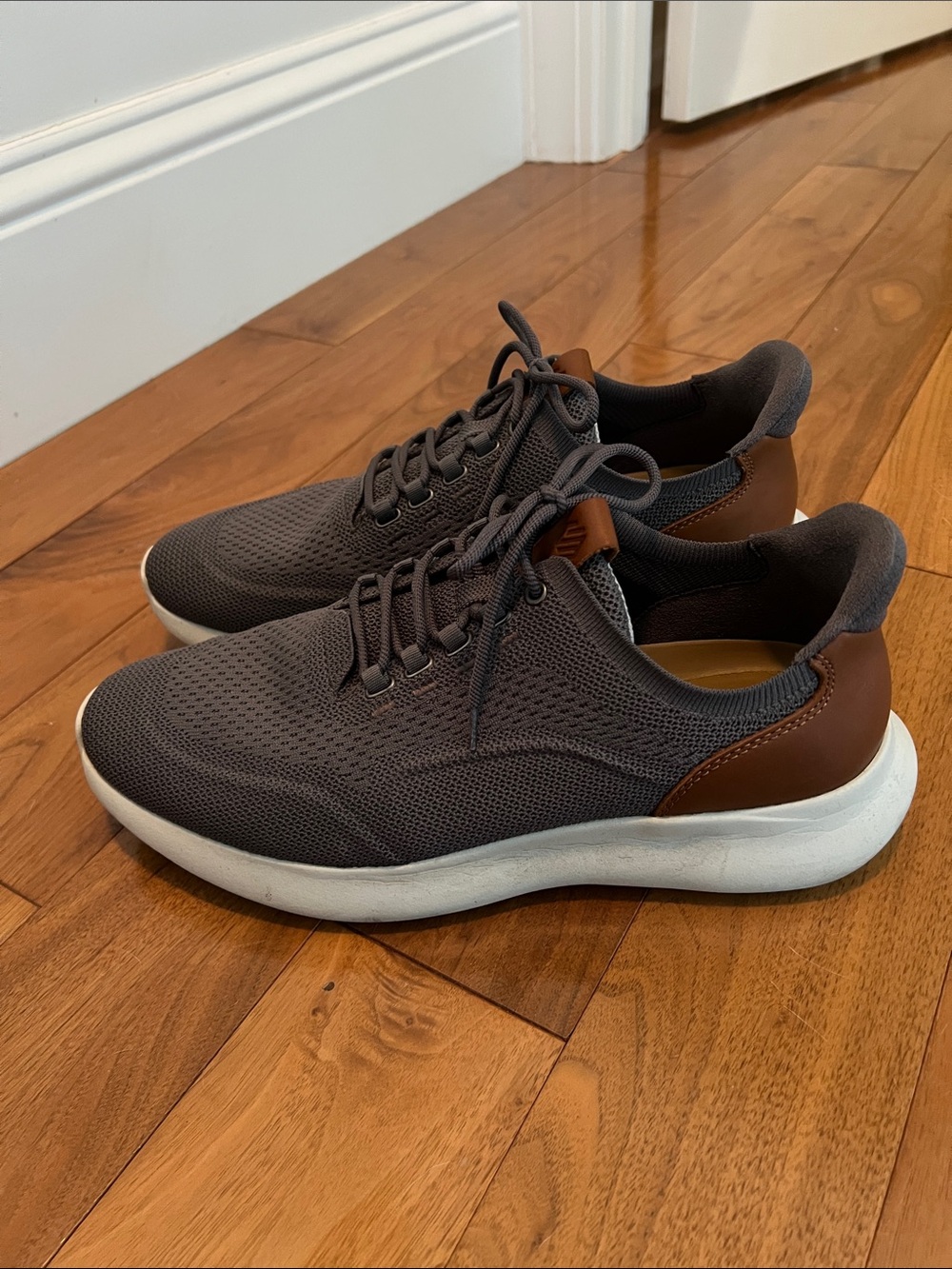 Johnston & Murphy Size 12 Men's Amherst 2.0 Knit Plain Toe Sneakers